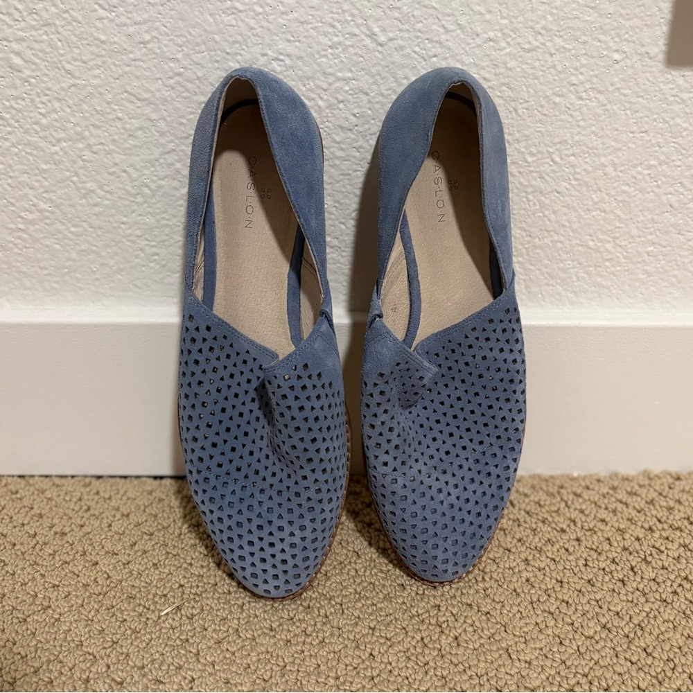 Caslon Blue Suede Women's Loafers